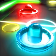 Glow Hockey 2 apk