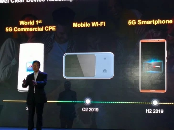 Huawei разрабатывает смартфон с поддержкой 5G