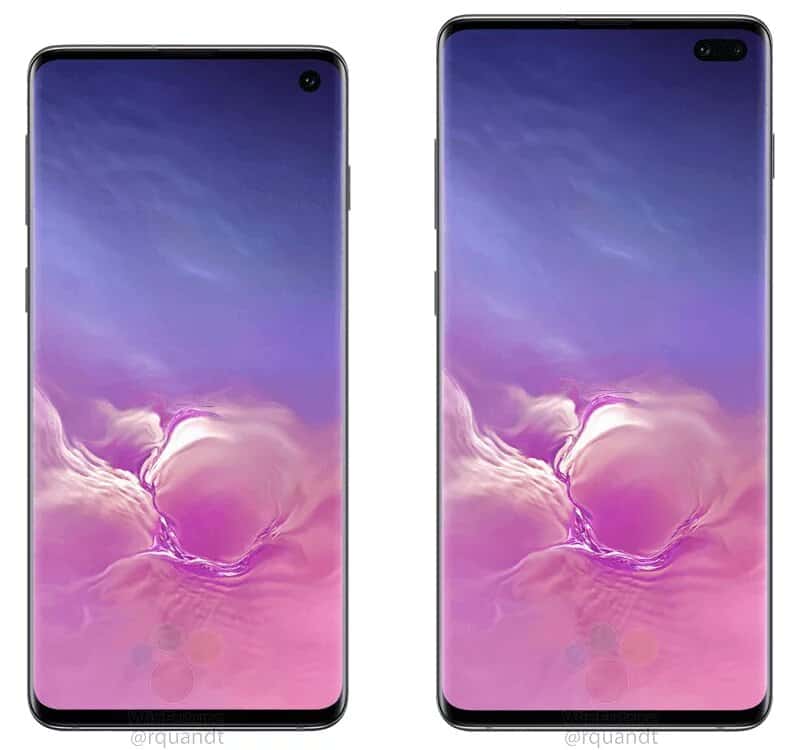 Galaxy F video and Galaxy S10 renderings have got to the Network