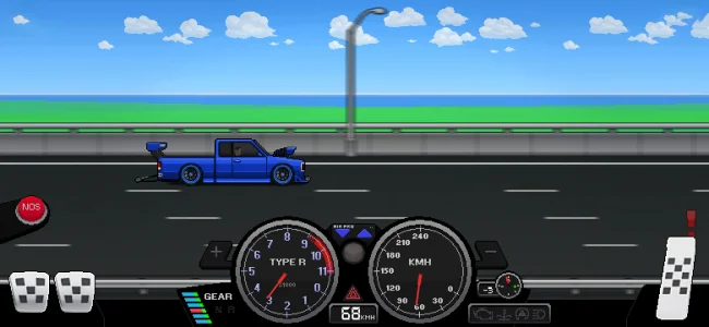 Pixel Car Racer (MOD, много денег)