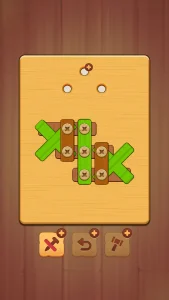 Wood Nuts & Bolts Puzzle (MOD, Unlimited Coins)